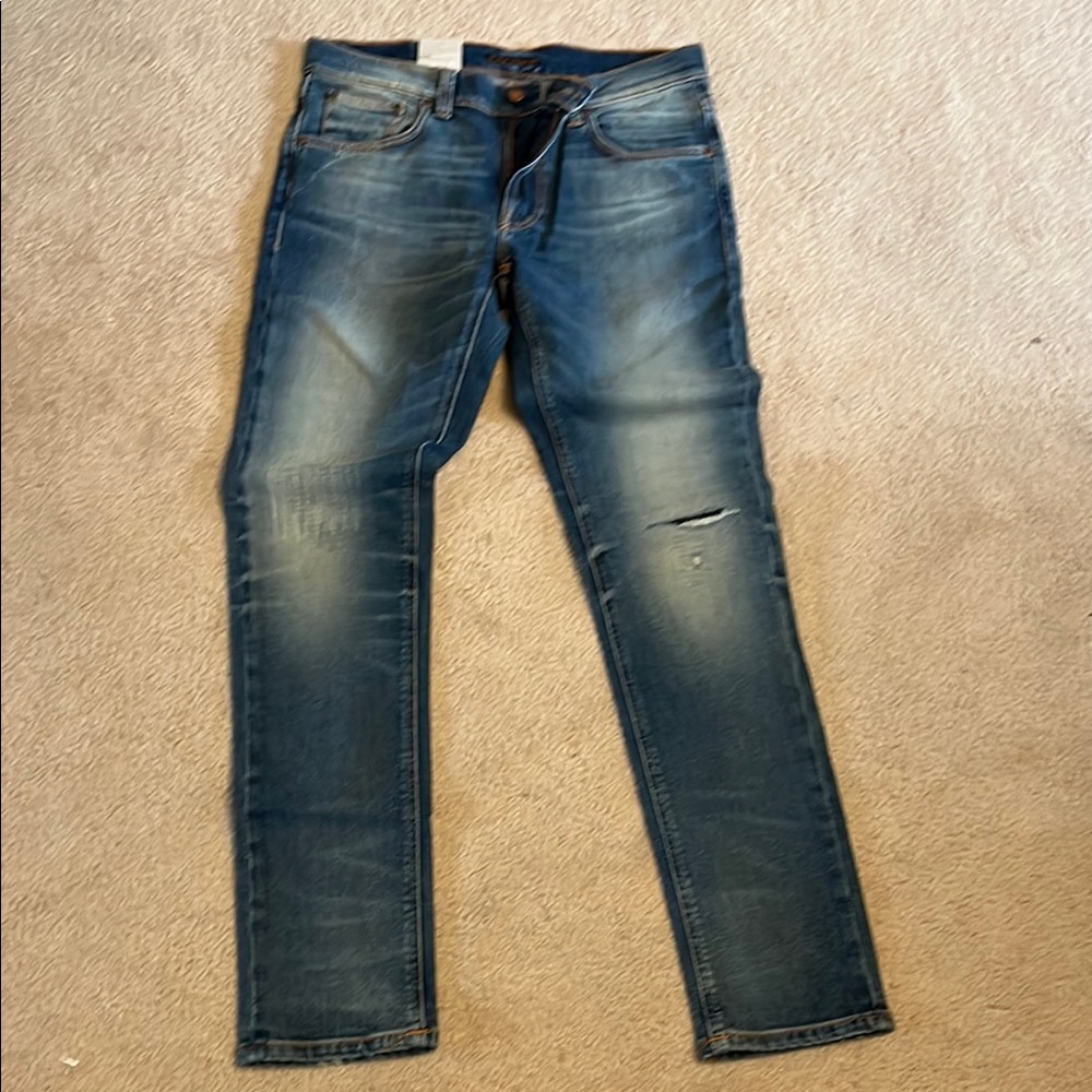 BNWT Nudie Jeans Blue Slim Denim